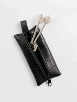 Ключница карманная кожаная