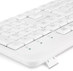 Клавиатура беспроводная Оклик K225W white