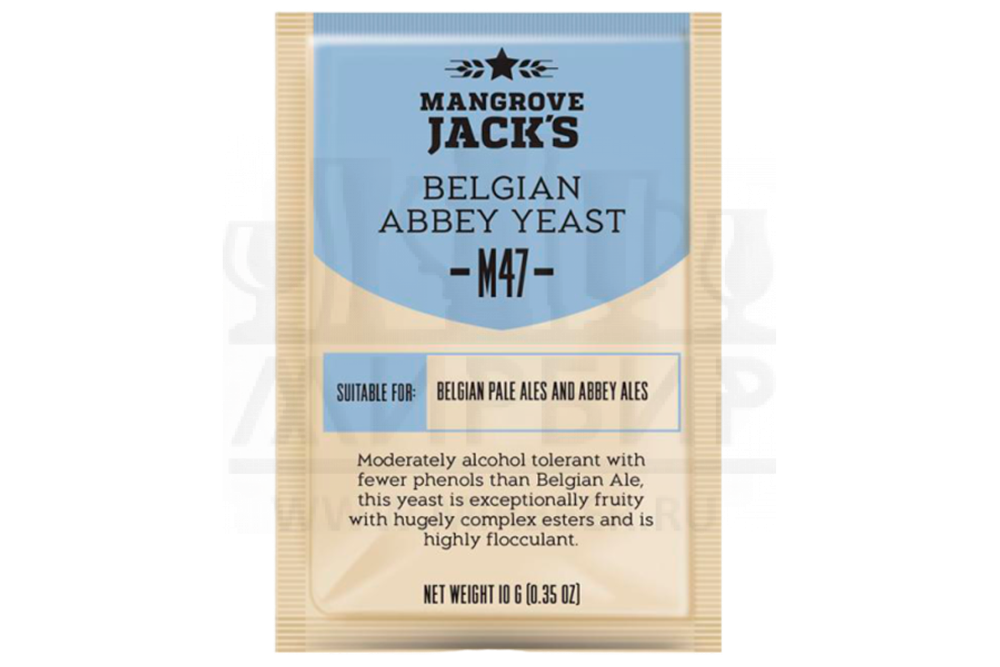 Пивные дрожжи Mangrove Jack's "Belgian Abbey M47", 10 г
