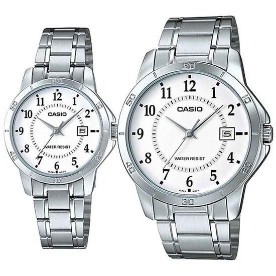 Парные часы Casio Standard: MTP-V004D-7BUDF и LTP-V004D-7BUDF