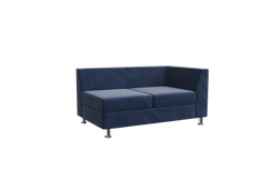 Prime Секция с подлокотником двухместная левая PR.SP-2 (L) Kardif 028 1300х770х720