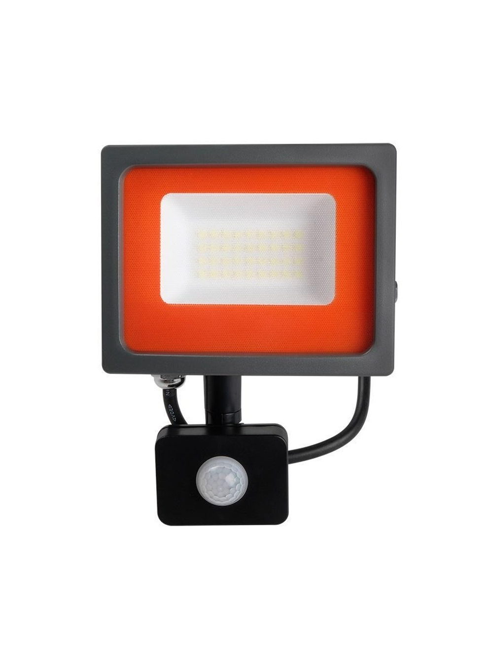 Прожектор светодиодный PFL-SC SENSOR 30Вт 6500К IP54 190-260В ДО закален. матов. стекло датчик движения инфракрасный JazzWay 5001411