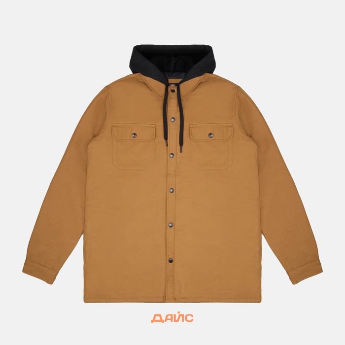 Куртка мужская Dickies Skateboarding Duck Shirt Jacket  артикул:TJSK5-brown - купить в магазине Дайс
