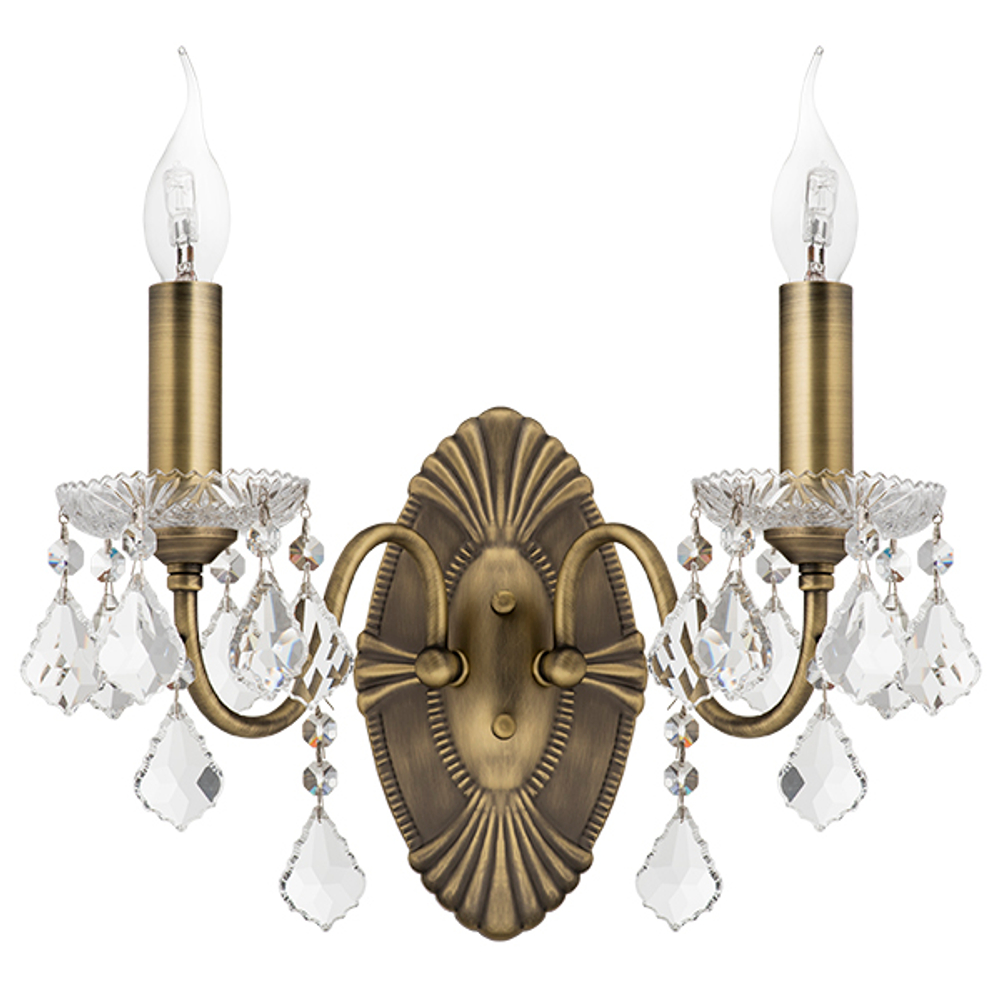 700621 Бра CLASSIC 2х60W E14 БРОНЗА