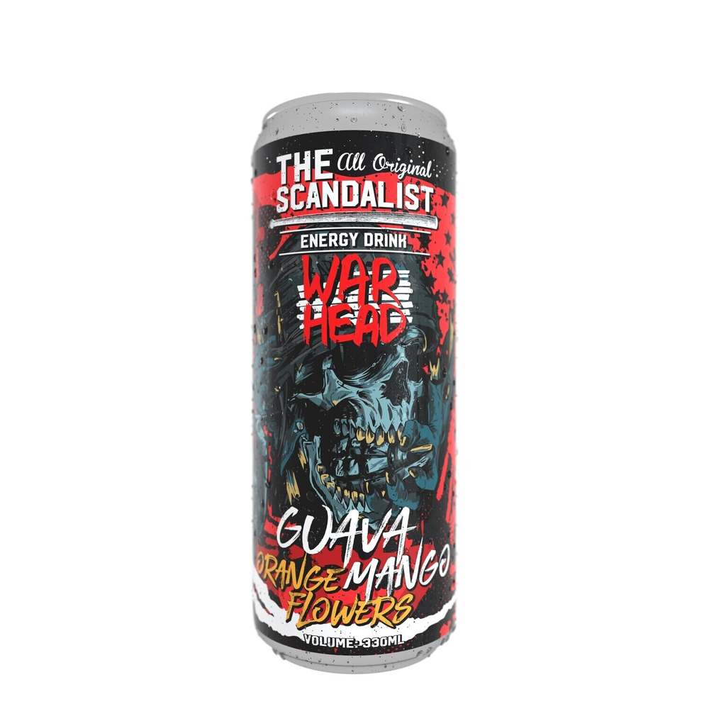 The Scandalist ENERGY DRINK War Head (Гуава, манго, цветки апельсина) 330мл (уп.6)
