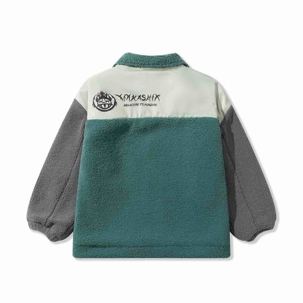 Куртка Furry HTF серая/изумрудная - фото 4