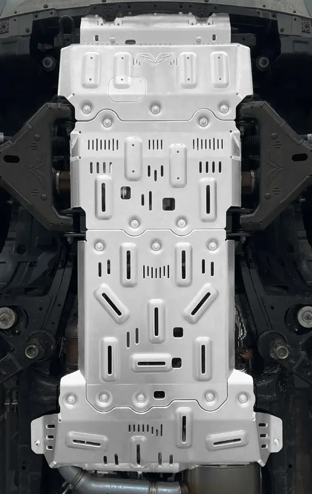 Защита днища 8мм для GWM Poer KingKong 2023+ Great Wall Motor защита картера кпп двигателя