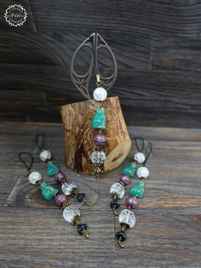 Маячок для ножниц "Crystal cat"