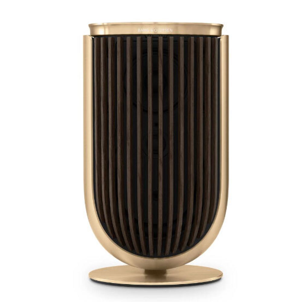 Беспроводная аудиосистема Bang & Olufsen BeoLab 8, Gold, Dark oak