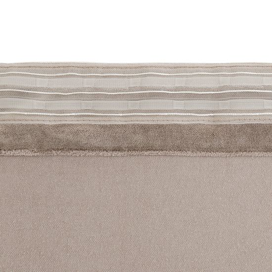 Штора из хлопкового бархата серого цвета из коллекции essential, 150х290 см