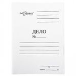 Папка скоросшиватель inФОРМАТ А4 белый мел. карт. 320 г/м2