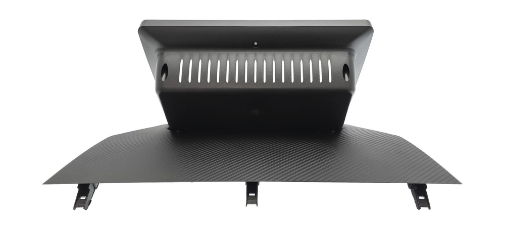 Магнитола для Mitsubishi Eclipse Cross (ШГУ-планшет, рамка с крутилками) - FarCar BM9-7763F3 монитор 9.5" QLED на Android 14, TS10, 4+32Гб, CarPlay, 4G SIM-слот