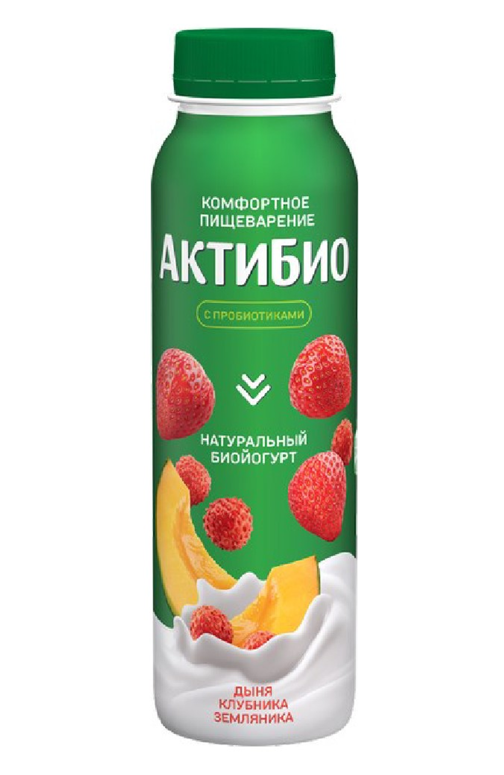 Актибио обогащ Дыня Клубника земляника 260гр