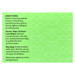 Flents, Wipe 'N Clear, салфетки для объектива, 4 упаковки, 75 индивидуально упакованных мягких салфеток для объектива