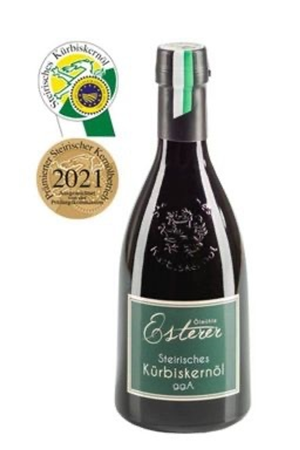 Штирийское масло тыквенных семечек Ölmühle Esterer, Styrian нерафинированное (250 мл), Австрия