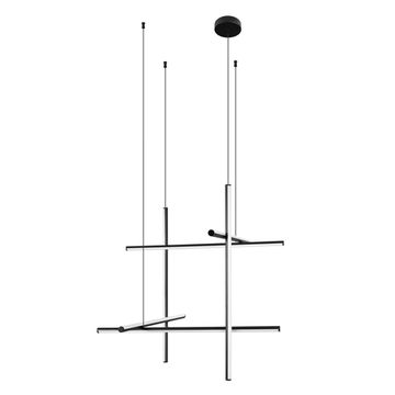 Подвесной светильник 30W 3000K 10393/C Black черный Coordinates LOFT IT