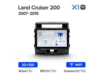 Магнитола Teyes X1 2-32 Wi-Fi Toyota Land Cruiser 11 200 2007 — 2015 10.2"