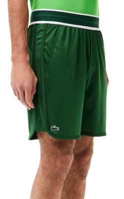 Мужские теннисные шорты Lacoste Sport x Daniil Medvedev Sportsuit Shorts - pine green