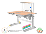 Детский стол Mealux Kingwood Multicolor MG + BD P-17 MG (арт. BD-820 MG Multicolor + BD P-17 MG)