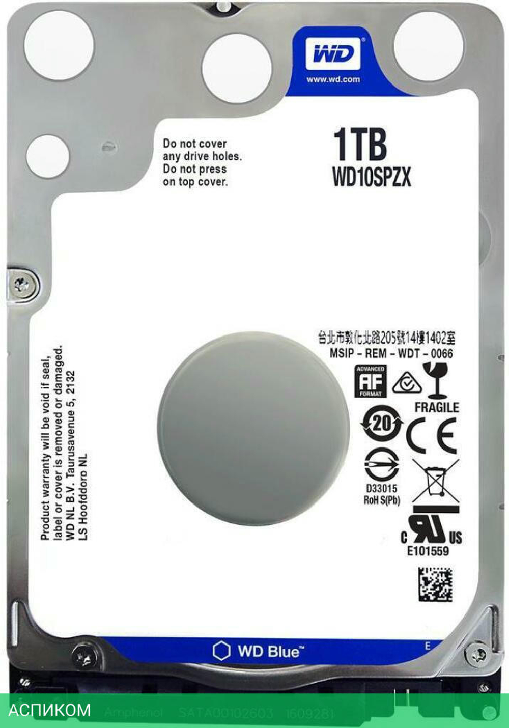 Жесткий диск WD 1TB WD10SPZX