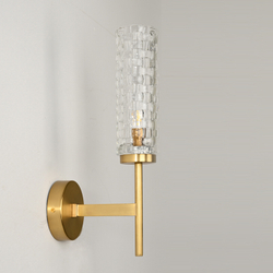 Настенный светильник BRWL7055 antique brass