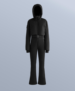 Oysho Водостойкий утепленный лыжный комбинезон с пухом MINARDI PIUME SKI, черный