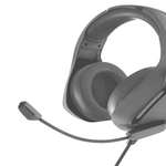 Наушники WALKER WBT-65, проводные, полноразмерные, поворотный микрофон, с подcветкой, черные