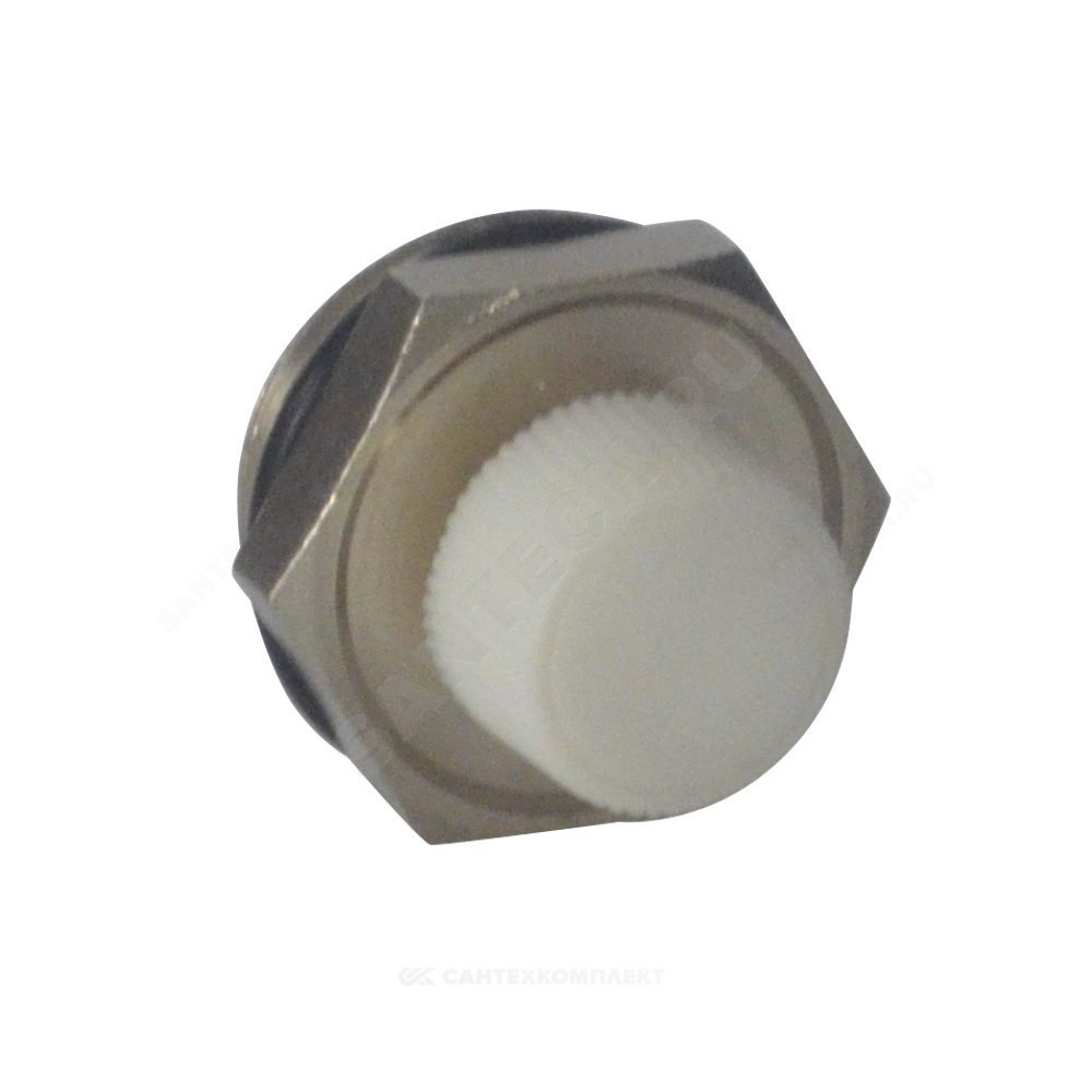Кран Маевского ручной латунь Ду 20 Ру10 G3/4" НР с колпачком Ogint