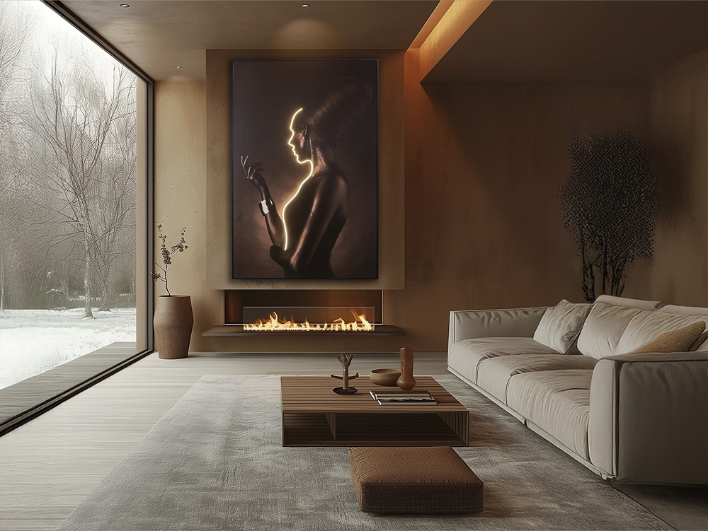 Silueta Светодиодная картина LED 120X180