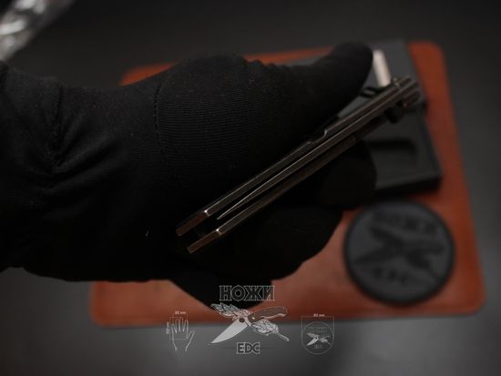 Складной нож Городской универсальный НОКС "Капитан", сталь AUS-8 333-580006 c клинком из стали AUS-8, рукоять Stainless Steel