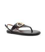 Кожаные босоножки TWINSET - черный(231TCP12A)