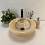 Раковина из оникса Bowl Yellow TinLip BO-62926 40*40*15 140