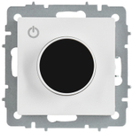 BRITE Термостат электронный с индикацией ТС10-1-БрАБ арктический белый IEK