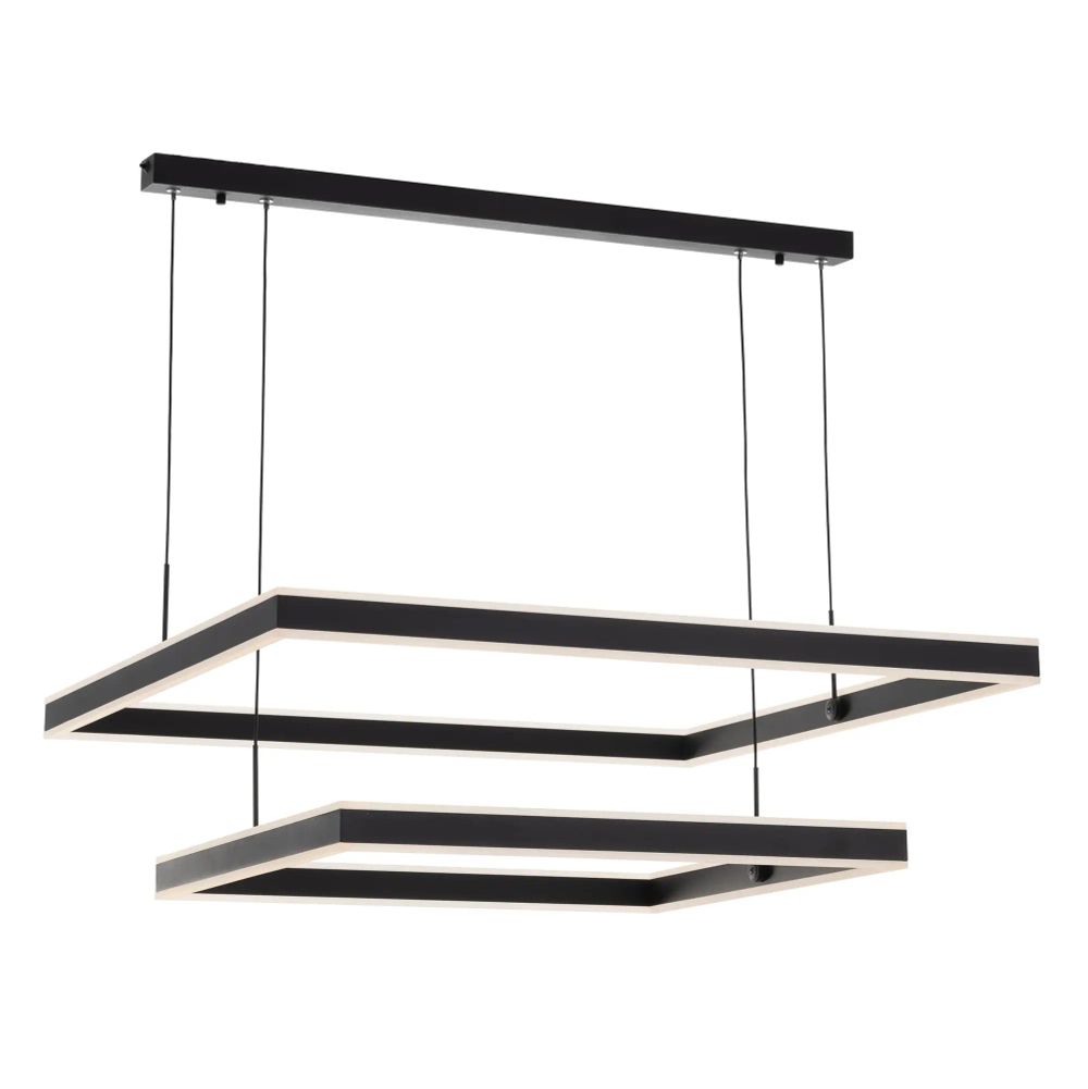 Citilux Дуэт CL719K211 LED Люстра подвесная с пультом Чёрная