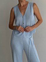 Жилет KHAYAL, голубой