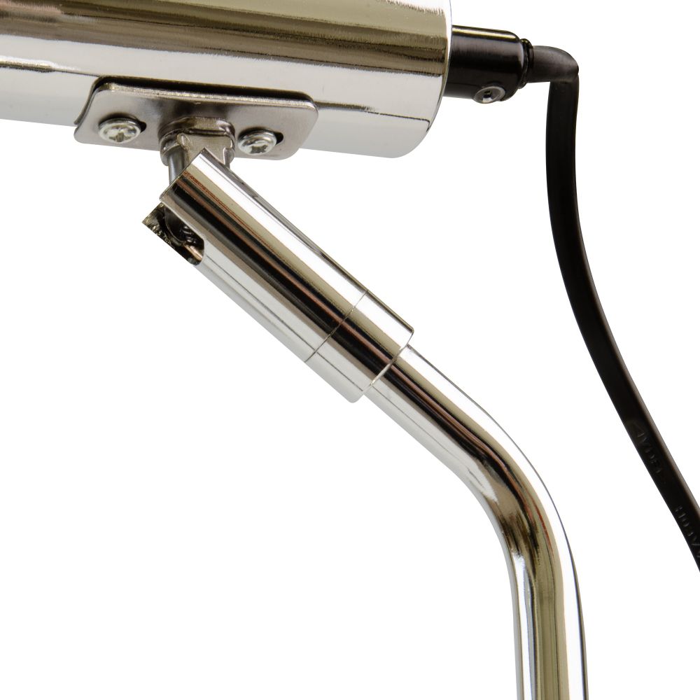 UML-B702 E14 SILVER Светильник настольный. 60W. Цоколь Е14. Механический выключатель. Серебристый. ТМ Uniel