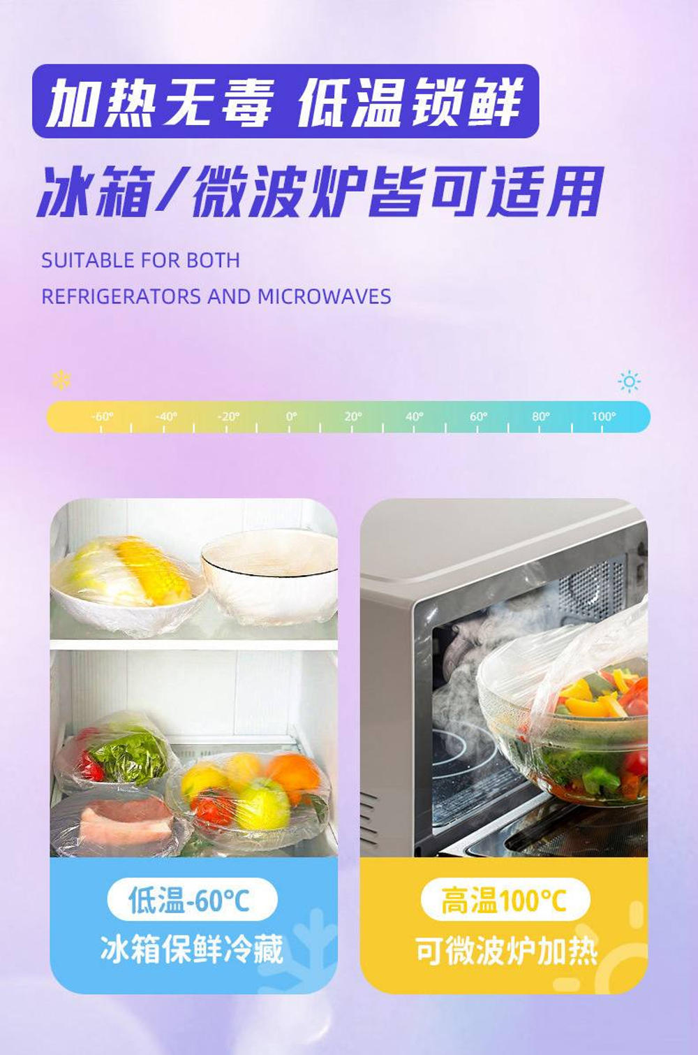 Пищевая плёнка с резинкой