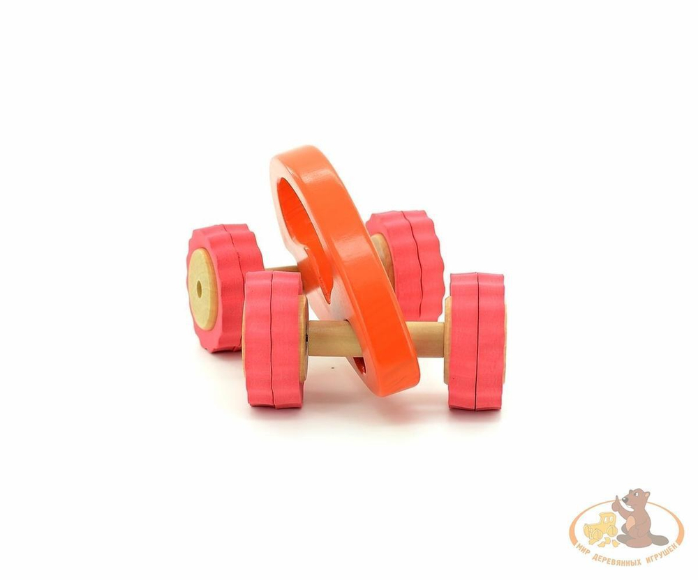 Машина "Роли-Поли" зеленая/оранжевая