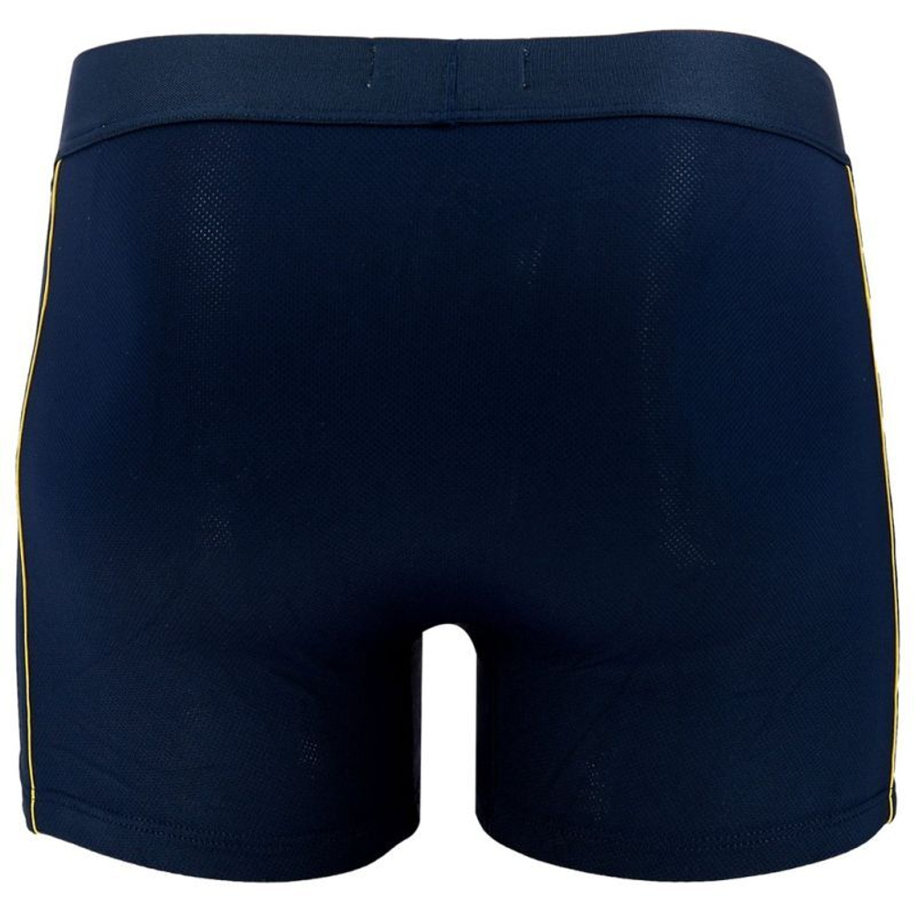 Мужские спортивные боксеры Lacoste Men’s Breathable Technical Mesh Trunk - navy blue/yellow