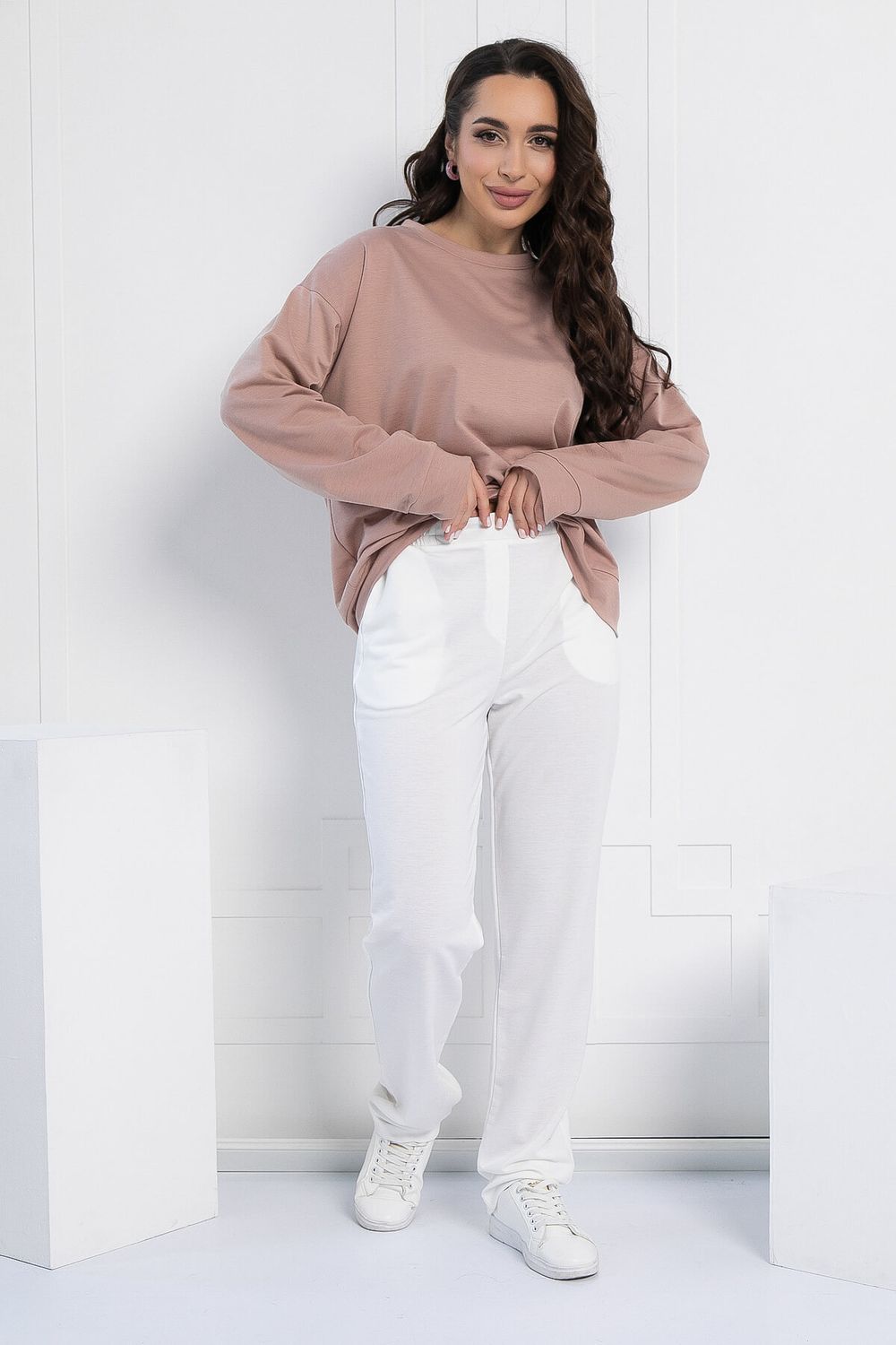 Свитшот Айрис (пудра) Б12992-25М LT Collection