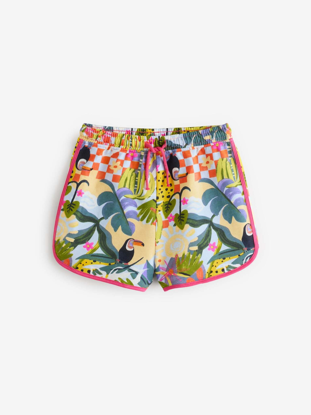 Шорты для девочки Next E61-337, 5 шт., Розовый, Голубой, Светло-желтый