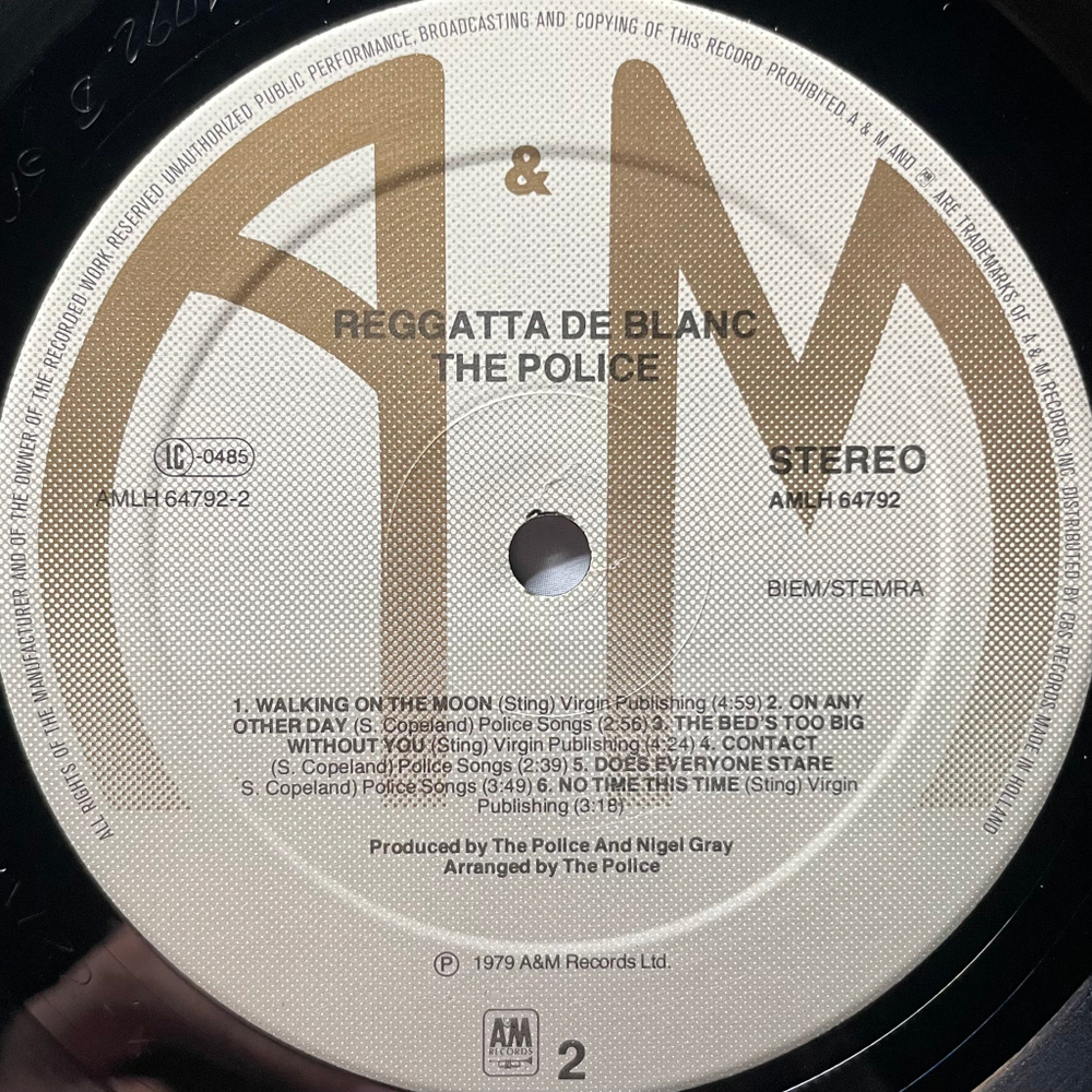 The Police – Reggatta De Blanc (Голландия 1979г.)