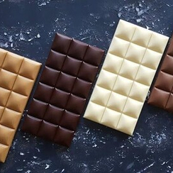 308 | Форма для шоколадных плиток "Квадратики" (275х175 мм)