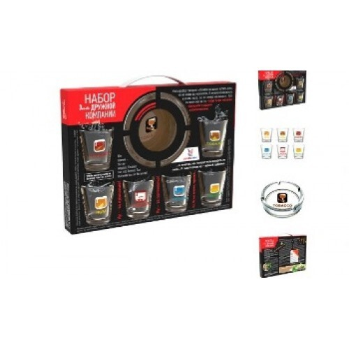 Набор подарочный idrink (пепельница+6 стаканов)