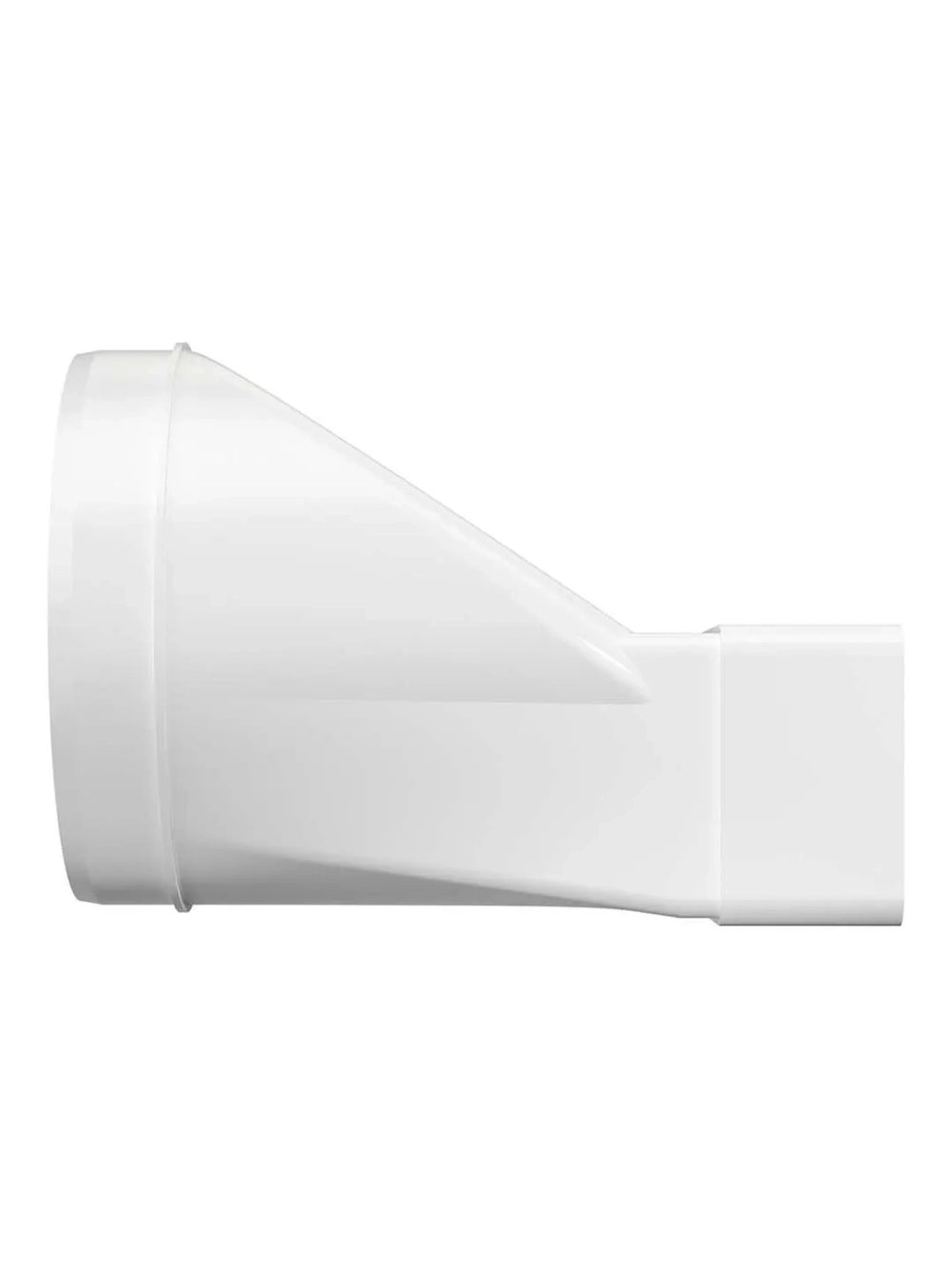 Переходник пластиковый эксцентриковый ERA D125 мм 60x120 мм