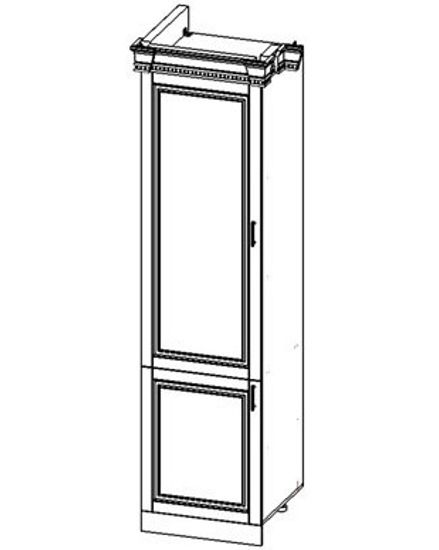 Шкаф-пенал  ВЕРОНА  высокий 600