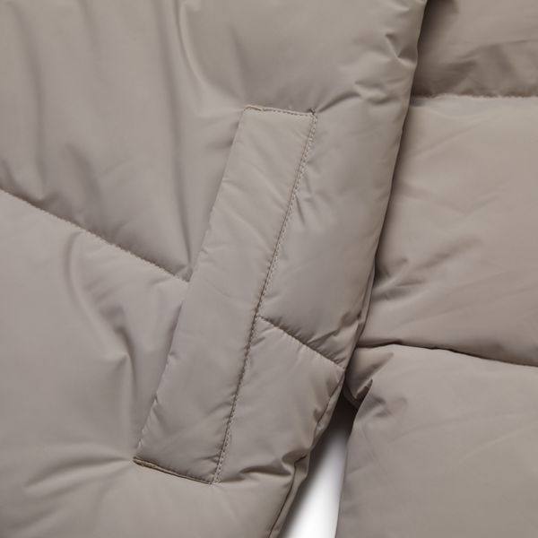 Пуховик Basic Бежевый - фото 17
