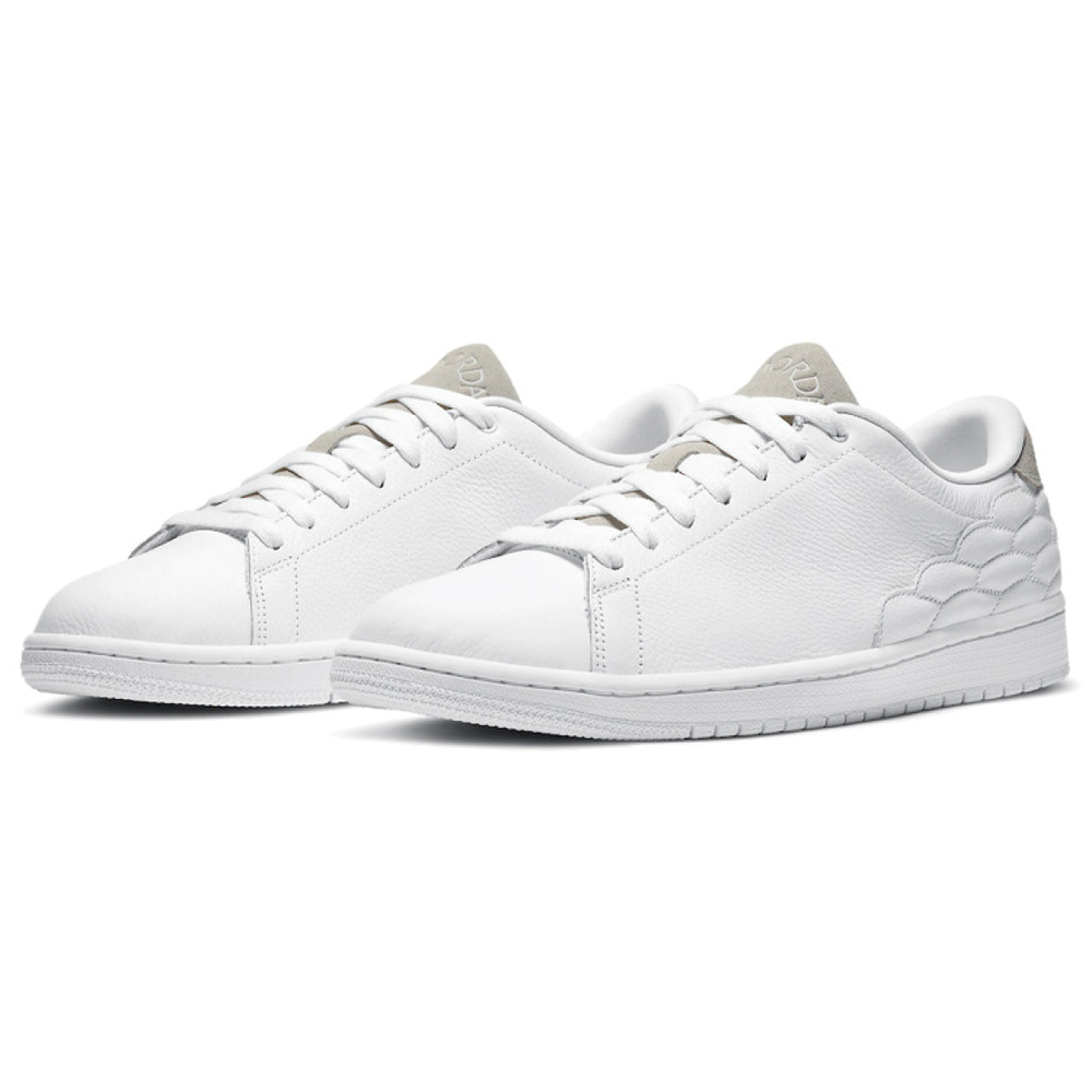 Кроссовки Air Jordan 1 Centre Court White On White
