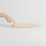 Деревянная скалка для раскатывания теста из сибирского кедра 50х6,5 см. RP4