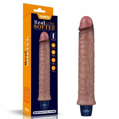 Реалистичный вибратор REAL SOFTEE (24,5*4 см)